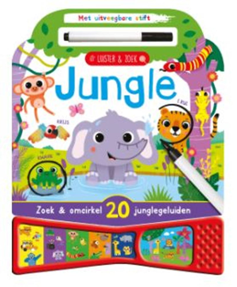 Afbeelding laden in galerijviewer, Luister en zoek, jungle. 3+
