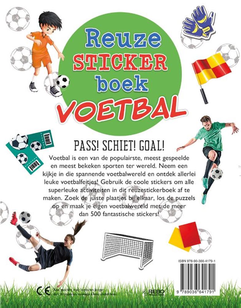 Afbeelding laden in galerijviewer, Stickerboek voetbal. 3+
