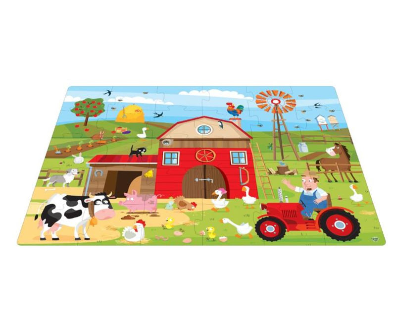 Afbeelding laden in galerijviewer, Rebo publishers boerderijvriendjes giga puzzel en boek.
