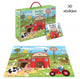 Rebo publishers boerderijvriendjes giga puzzel en boek.