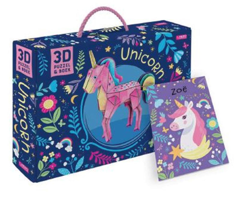 Afbeelding laden in galerijviewer, Rebo publishers boek + 3d model eenhoorn - 47st.
