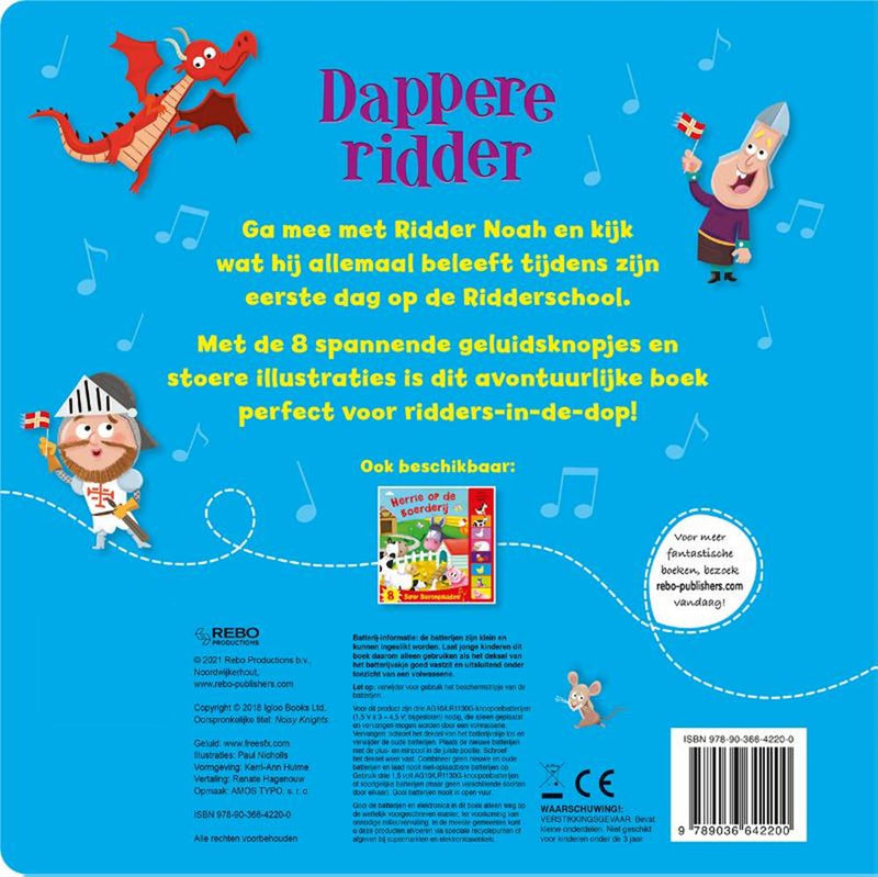 Afbeelding laden in galerijviewer, Rebo publishers geluidenboek dappere ridder
