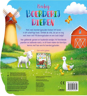 Rebo publishers geluidenboek baby boerderijdieren