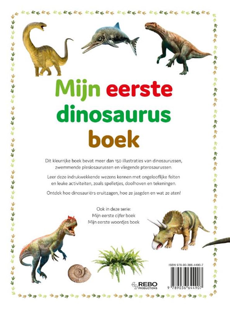 Afbeelding laden in galerijviewer, Rebo publishers mijn eerste dinosaurusboek 4+
