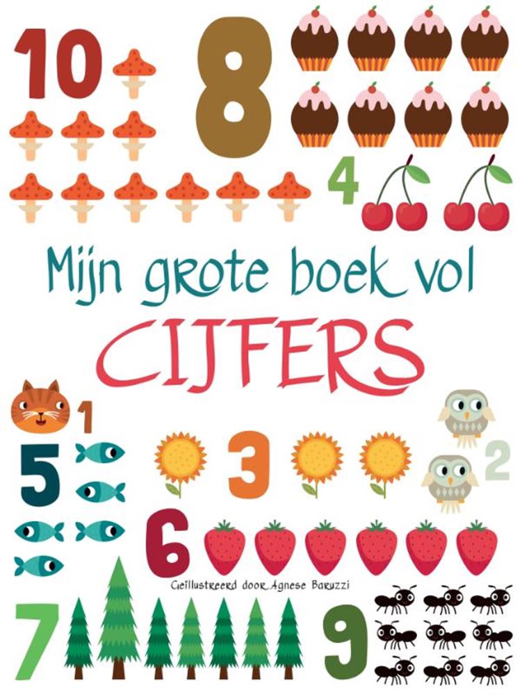Afbeelding laden in galerijviewer, Rebo publishers mijn grote boek vol cijfers
