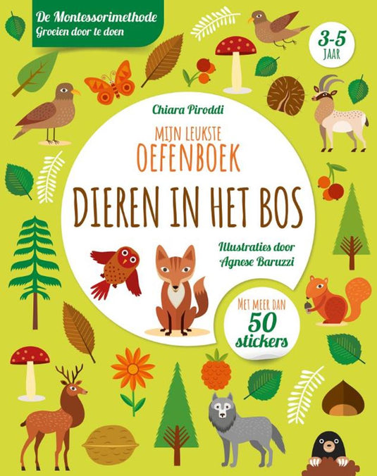 Rebo publishers dieren in het bos - oefenboek