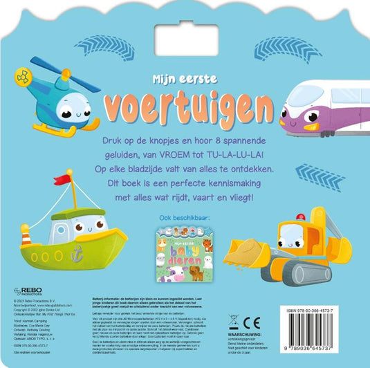 Geluidenboek: mijn eerste voertuigen 2+
