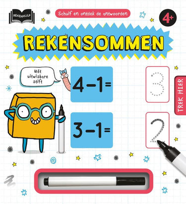 Rebo publishers schuif en ontdek: rekensommen 4+