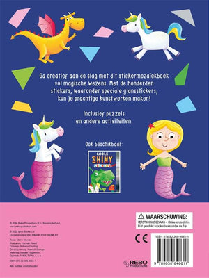 Stickerboek: magische shiny stickers 3+