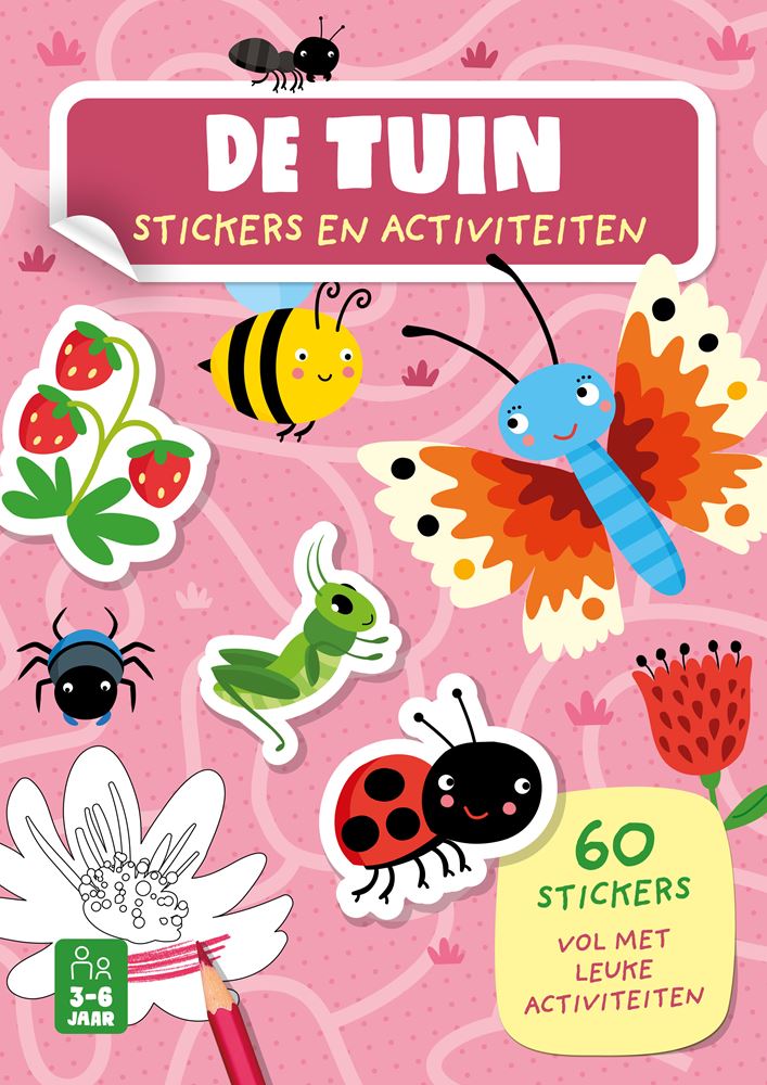 Afbeelding laden in galerijviewer, Stickerboek de tuin - 60 stickers. 3+
