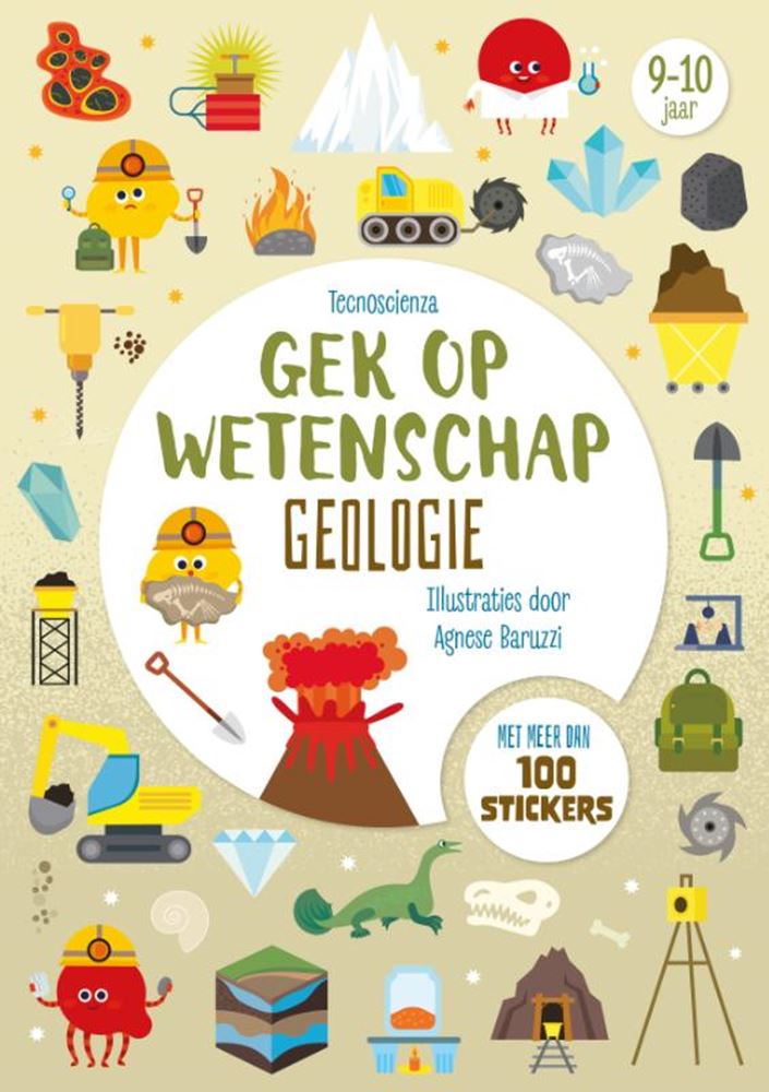 Afbeelding laden in galerijviewer, Rebo publishers geologie - gek op wetenschap met 100+ stickers
