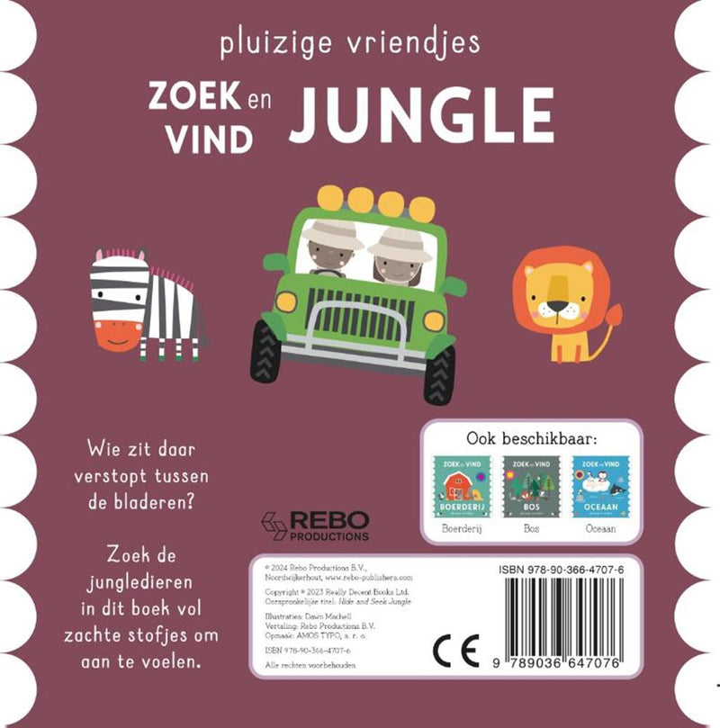 Afbeelding laden in galerijviewer, Rebo publishers zoek en vind jungle 0+
