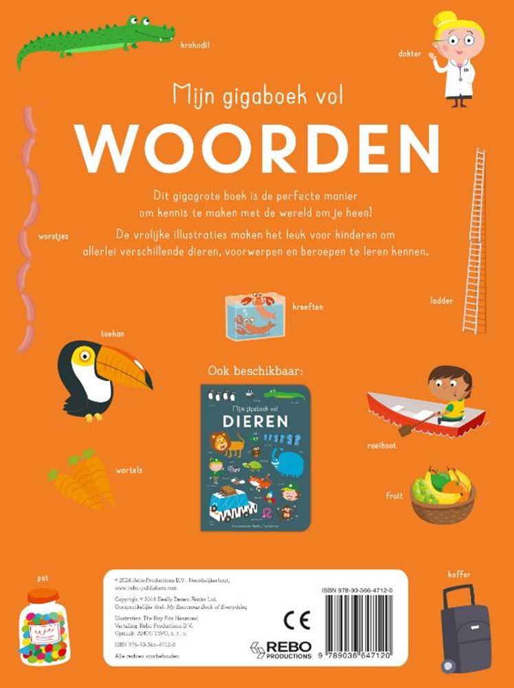 Afbeelding laden in galerijviewer, Rebo publishers mijn gigaboek vol woorden
