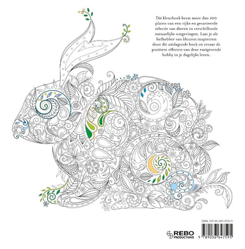 Afbeelding laden in galerijviewer, Kleurboek: animal fantasy volwassene
