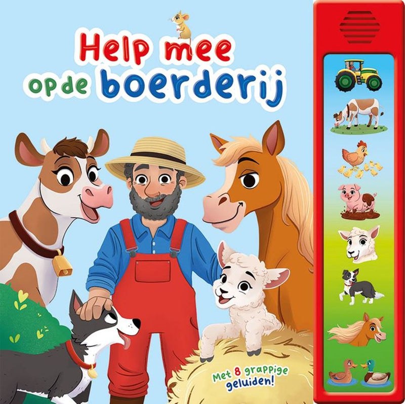 Afbeelding laden in galerijviewer, Help mee op de boerderij - 8 geluiden 0+
