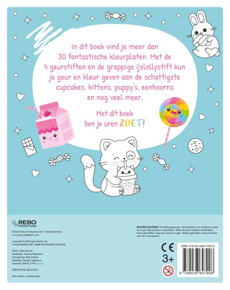 Afbeelding laden in galerijviewer, Zoete geuren en kleuren - kleurmania 3+
