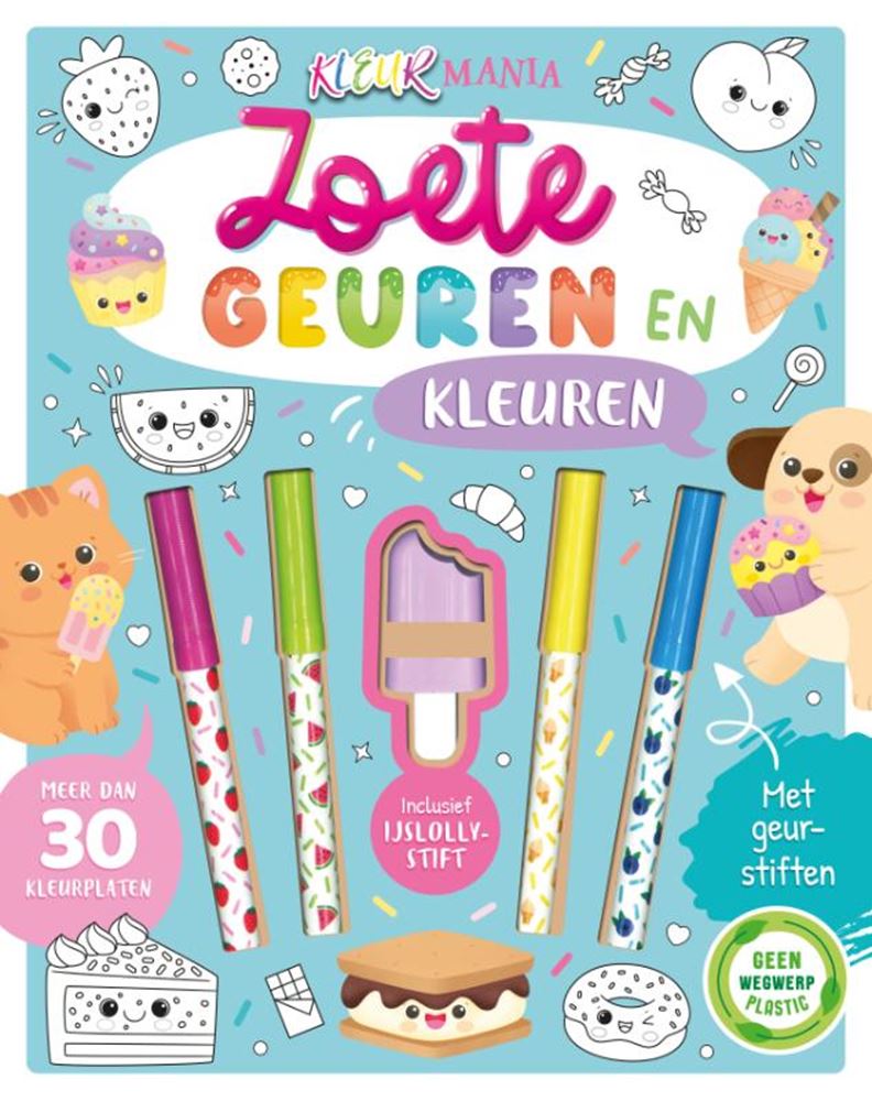 Afbeelding laden in galerijviewer, Zoete geuren en kleuren - kleurmania 3+
