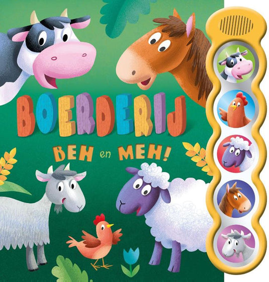 Geluidenboek: boerderij beh en meh! 0+
