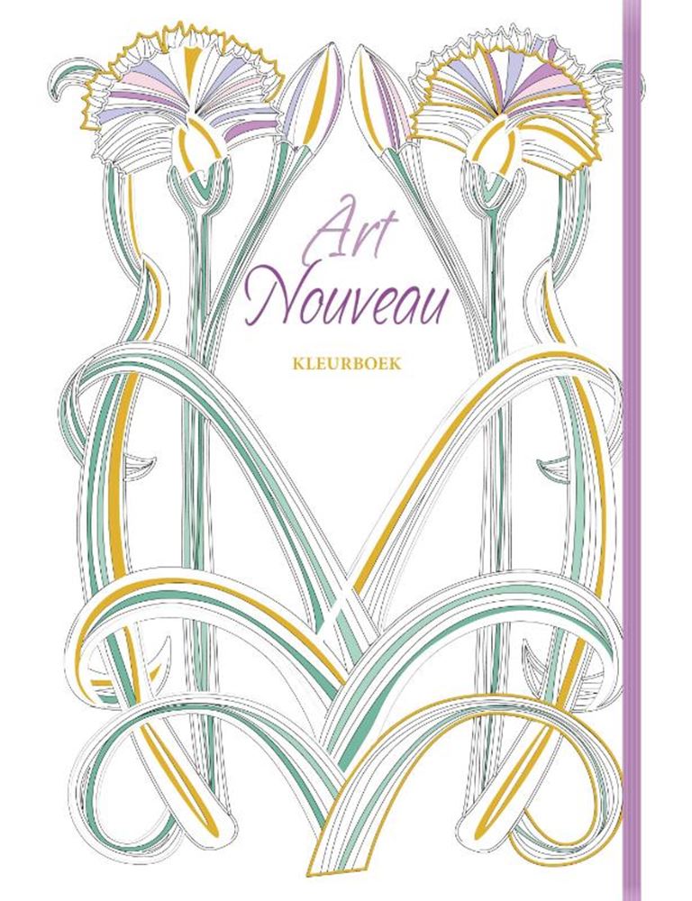 Afbeelding laden in galerijviewer, Rebo publishers kleurboek: art nouveau volwassene | 2 stuks
