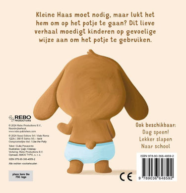 Rebo publishers op het potje - stap voor stap kartonboekje