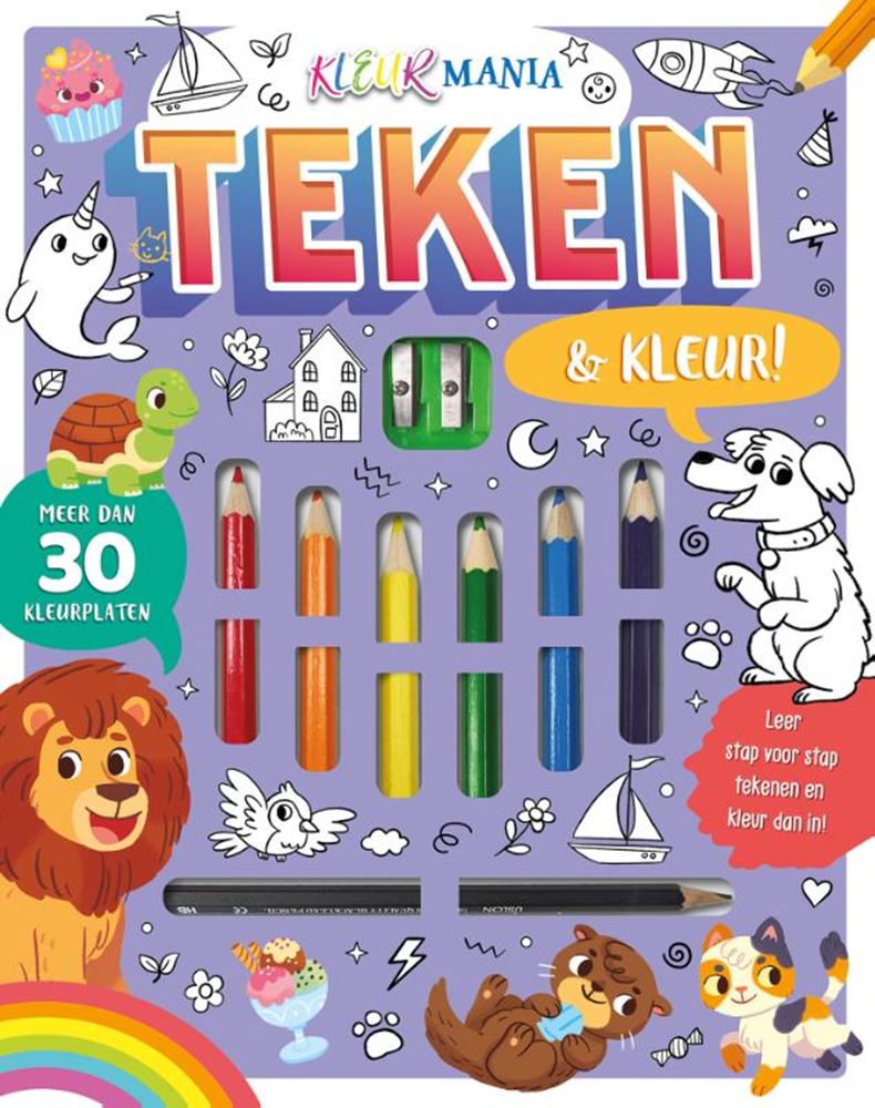 Afbeelding laden in galerijviewer, Teken kleur! - kleurmania 2+
