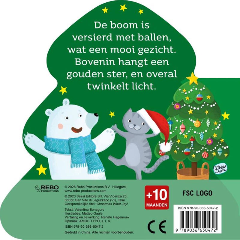 Afbeelding laden in galerijviewer, Vrolijk kerstfeest - vormboek 0+
