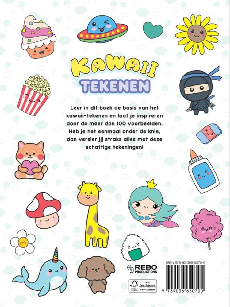 Afbeelding laden in galerijviewer, Rebo publishers kawaii tekenen 6+
