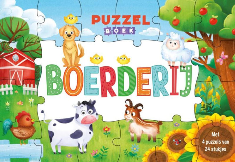 Afbeelding laden in galerijviewer, Boerderij - puzzelboek 4+
