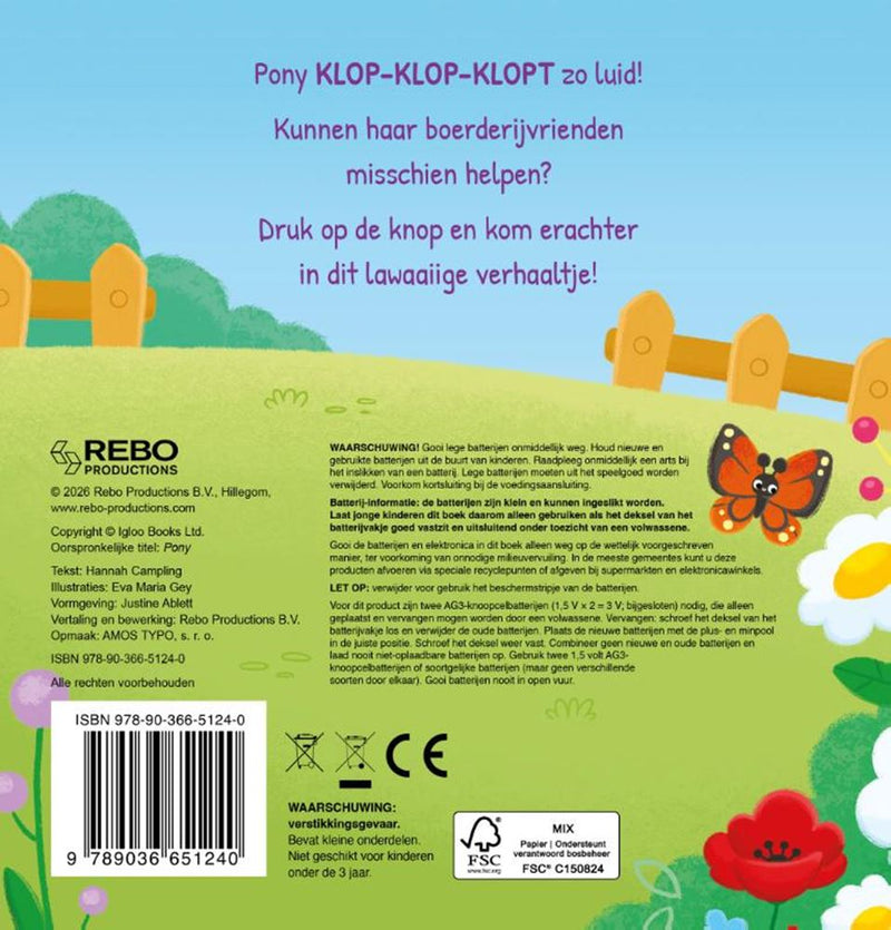 Afbeelding laden in galerijviewer, Rebo publishers pony - geluidenboek

