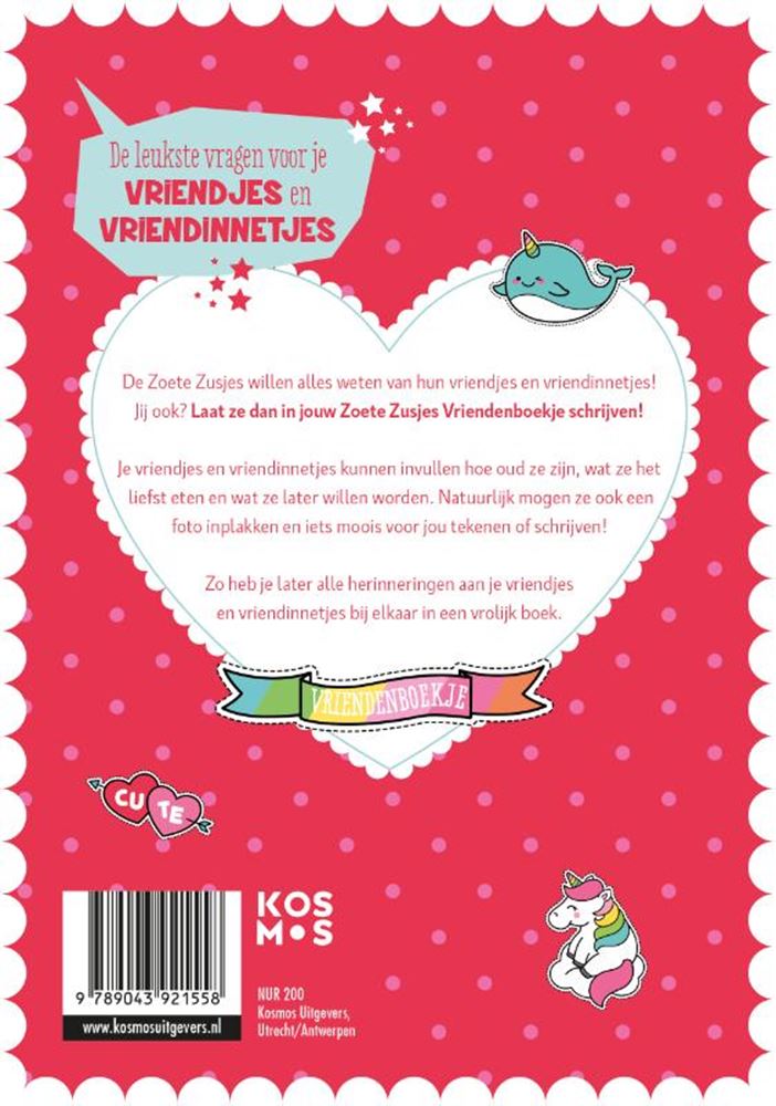 Afbeelding laden in galerijviewer, Centraal boekhuis de zoete zusjes vriendenboek
