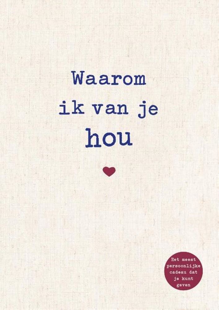 Afbeelding laden in galerijviewer, Waarom ik van je hou.
