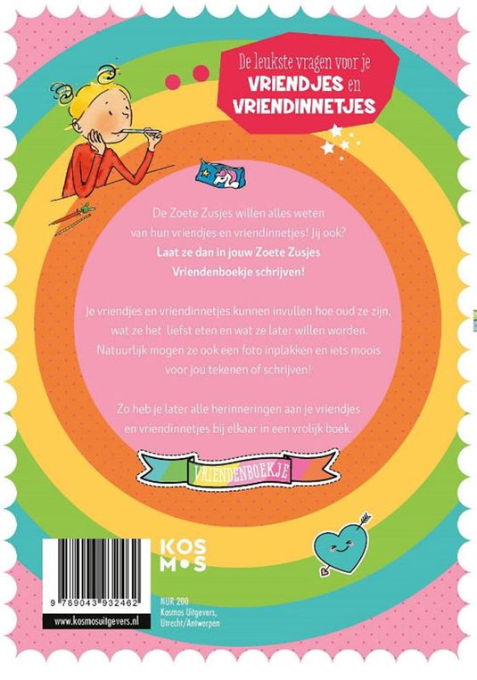 De zoete zusjes vriendenboek 6+