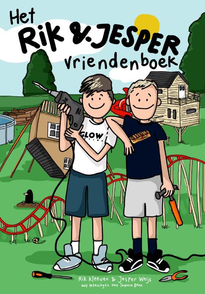 Afbeelding laden in galerijviewer, Rik en jesper vriendenboek. 6+
