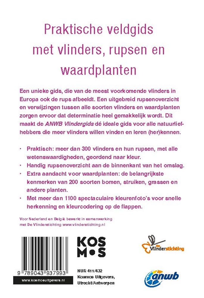 Afbeelding laden in galerijviewer, Anwb vlindergids volwassene
