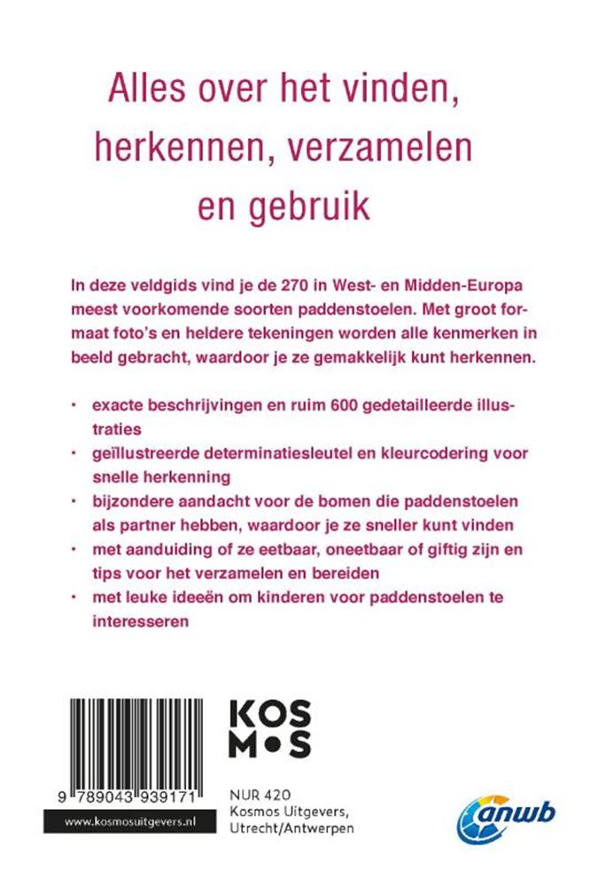 Afbeelding laden in galerijviewer, Anwb paddenstoelengids volwassene
