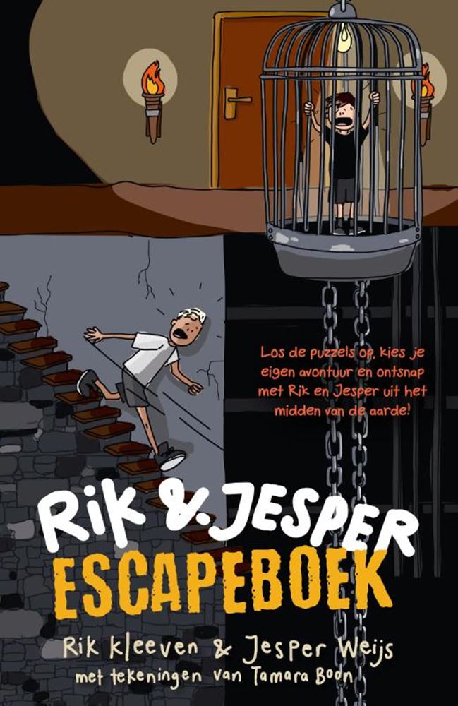 Afbeelding laden in galerijviewer, Rik en jesper escapeboek. 7+
