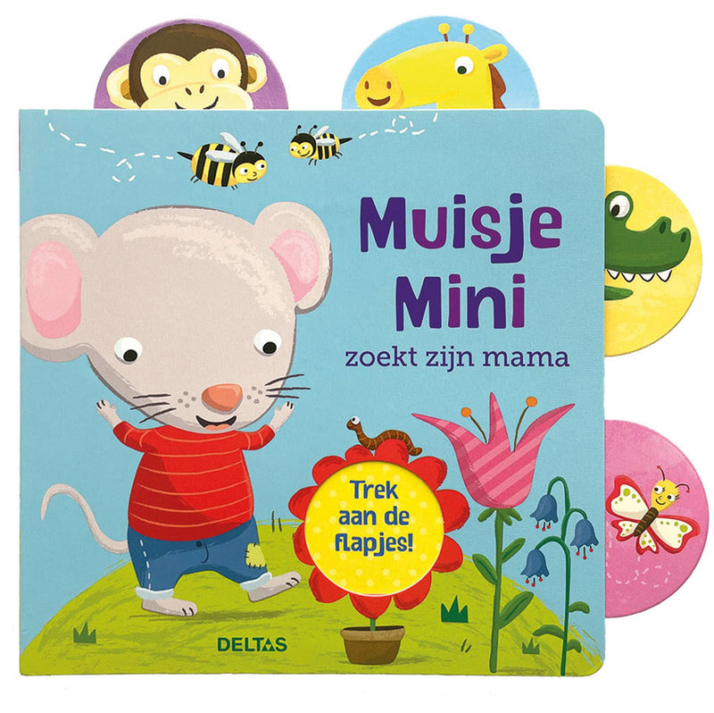 Afbeelding laden in galerijviewer, Deltas muisje mini zoekt zijn mama kartonboek

