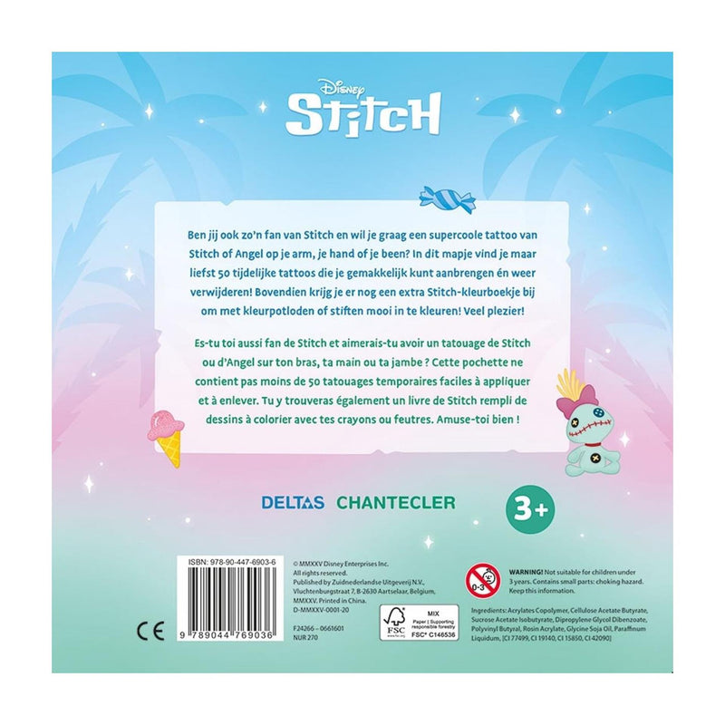 Afbeelding laden in galerijviewer, Deltas disney tattoo fun stitch
