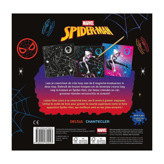 Deltas marvel spider-man kraskaarten