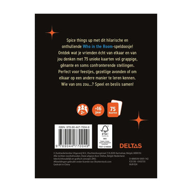 Deltas who in the room - party games