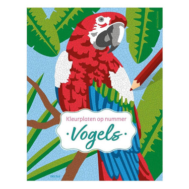 Deltas vogels - kleurplaten op nummer