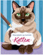 Deltas katten - kleurplaten op nummer