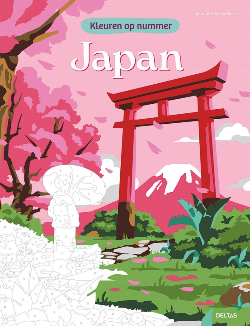 Afbeelding laden in galerijviewer, Deltas japan - kleuren op nummer
