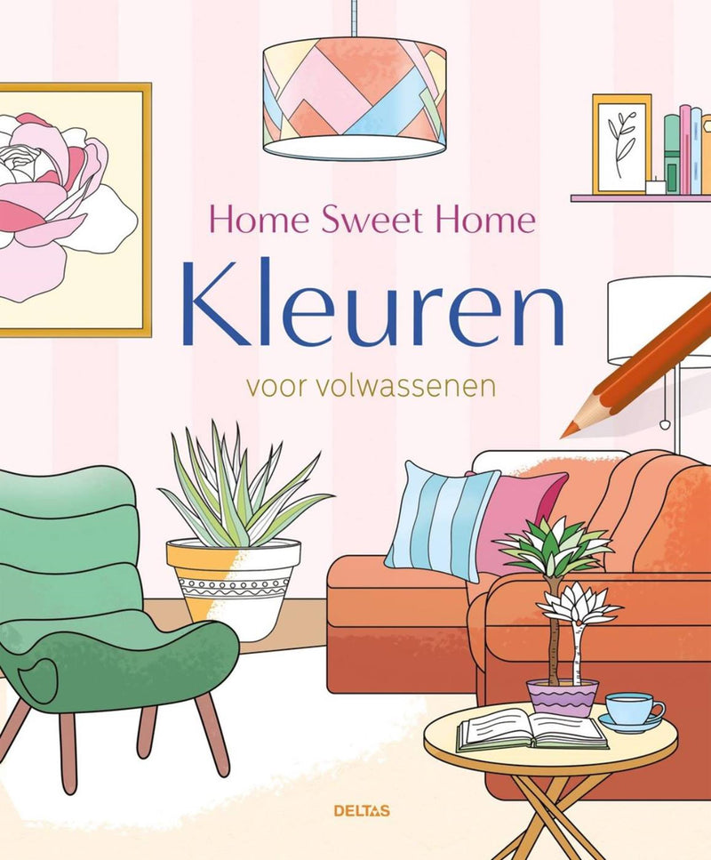 Afbeelding laden in galerijviewer, Deltas home sweet home - kleuren voor volwassenen
