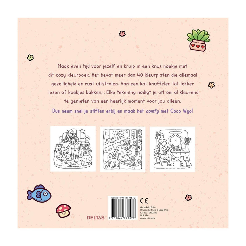 Afbeelding laden in galerijviewer, Deltas girl moments cute comfy kleurboek coco wyo
