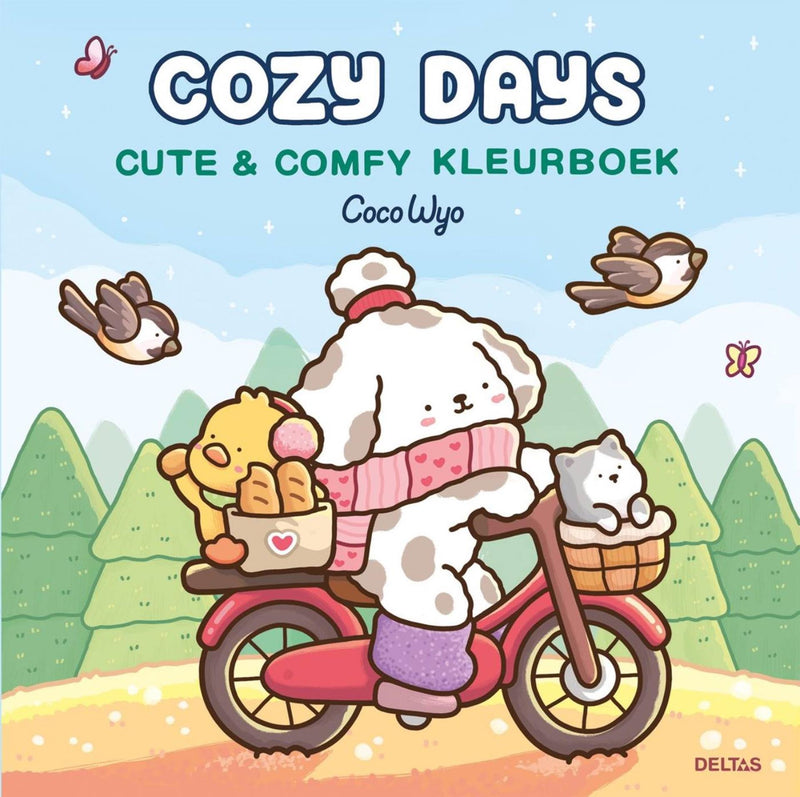 Afbeelding laden in galerijviewer, Deltas cozy days cute comfy kleurboek coco wyo
