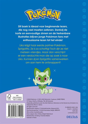 Deltas pokémon eerste leespret - de eerste schooldag van liko