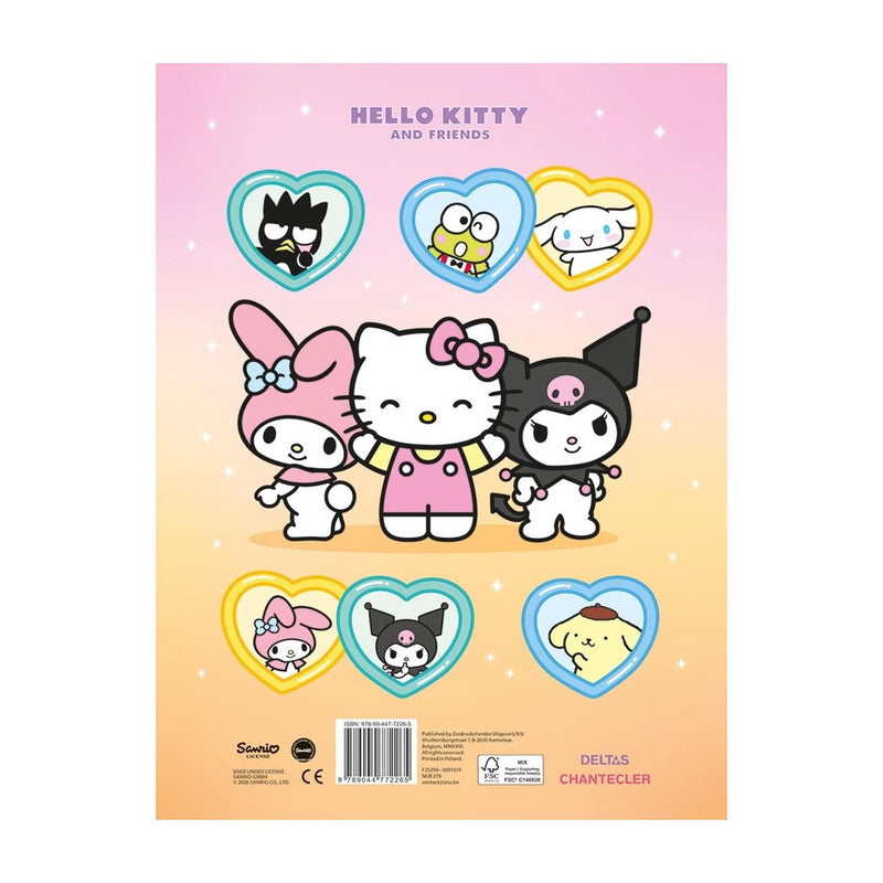 Afbeelding laden in galerijviewer, Deltas hello kitty and friends super color parade kleurboek
