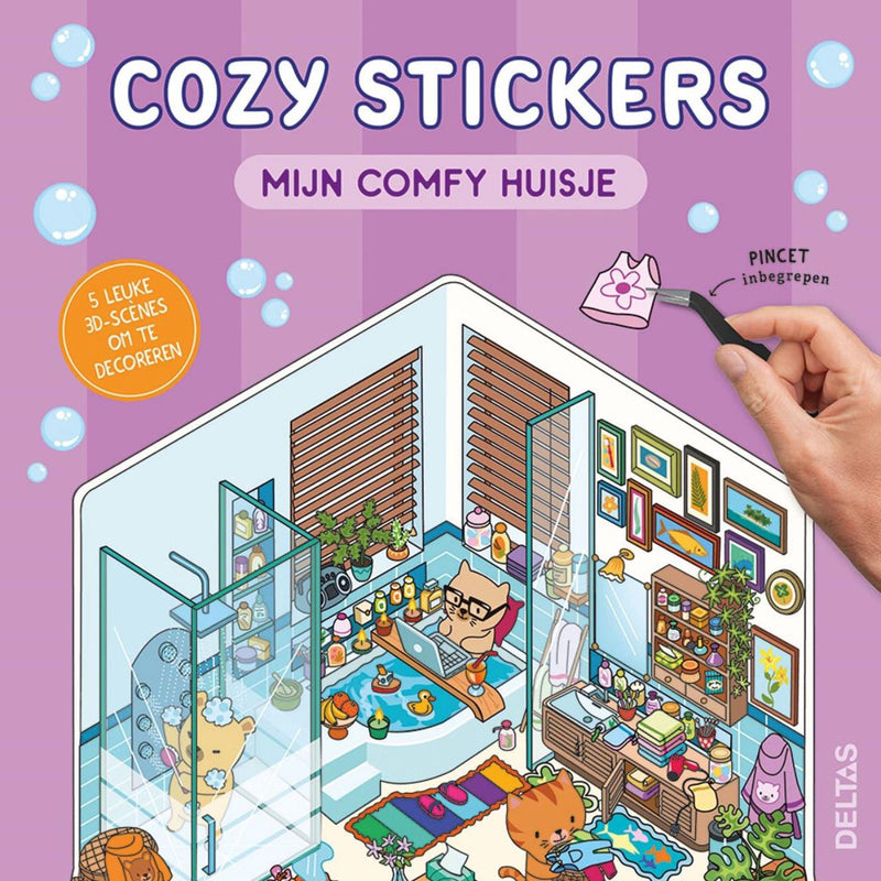 Afbeelding laden in galerijviewer, Deltas cozy stickers - mijn comfy huisje
