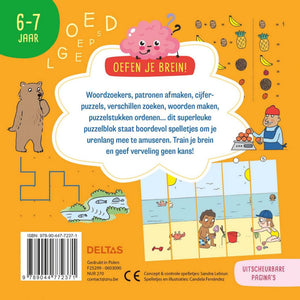 Deltas oefen je brein! leerrijke spelletjes - 6-7 jaar